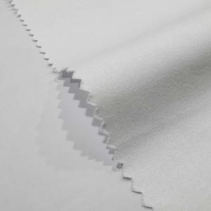 Mx2119 60s T400 2 Pick Insertion White Cotton Satin Weave Woven Fabric 02