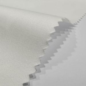 Mx2122 100s 2 Ply by 50s T300 Bleached White Cotton Satin Woven Fabric 01