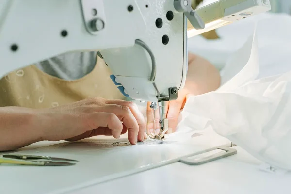 Stitching in Linen Production